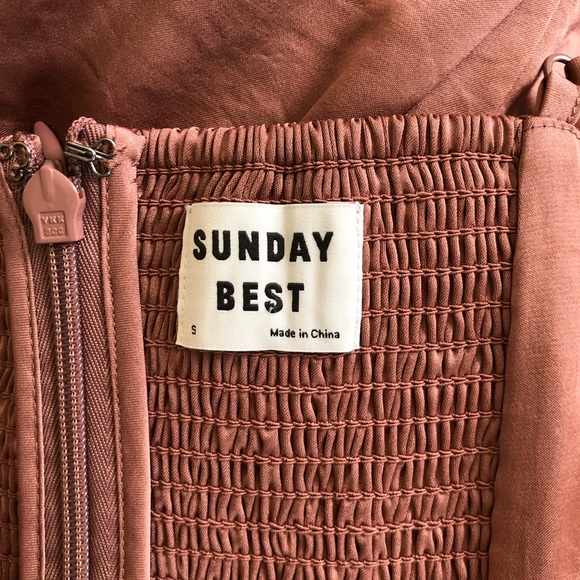 Aritzia Sunday Best Spencer Satin Dress S - Picture 3 of 4